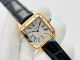 Swiss Quartz Cartier Santos-Dumont Rose Gold Watch Black Leather Strap (2)_th.jpg